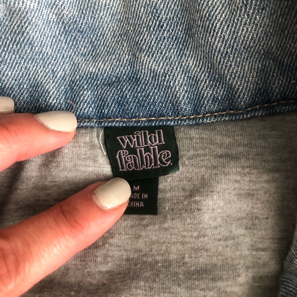 Wild Fable Cream Sherpa Jacket - Picture 3 of 5